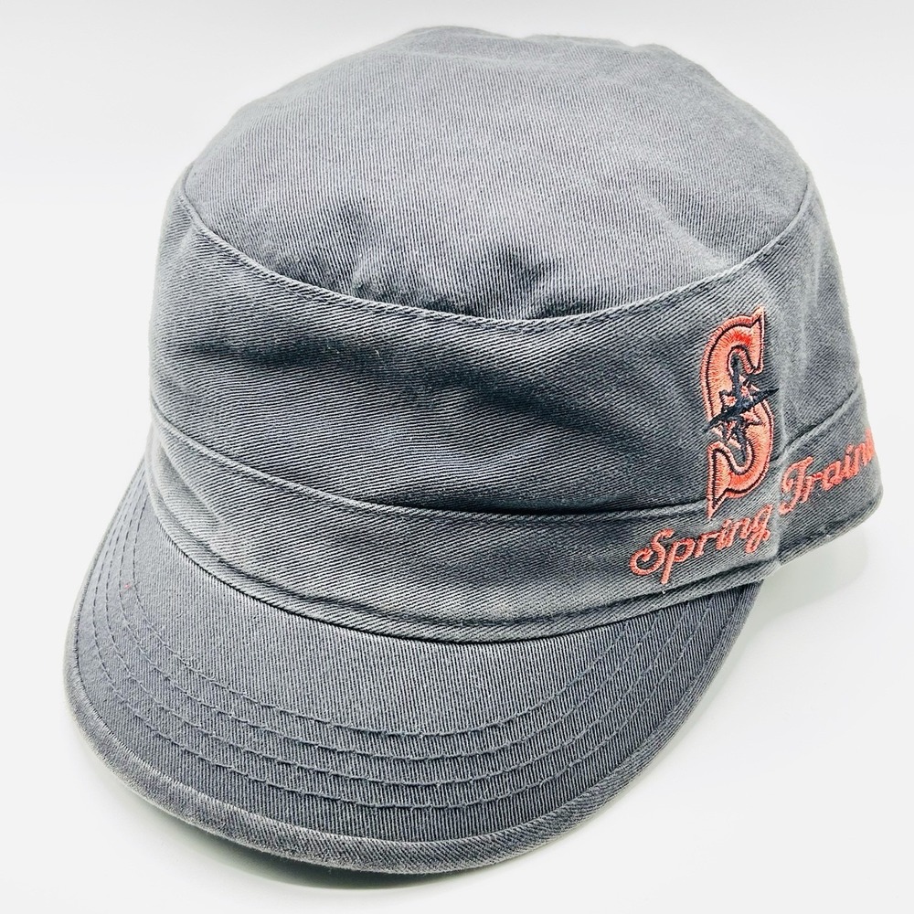 Seattle Mariners 47 Brand Spring Training Women's Military Cadet Hat Adjustable